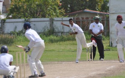 GCB U-17 Inter-County 50-over cricket….Demerara, Berbice clinch 1st round wins-Glasgow hits first century at Bourda