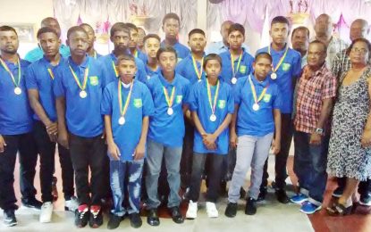 BCB and RHTY&SC honours Berbice Under-15 Team