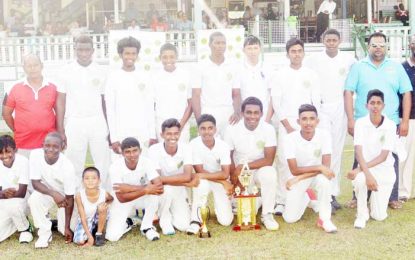GCB 50-over U-17 Inter-County cricket…Bissu & Singh spurs Demerara to title