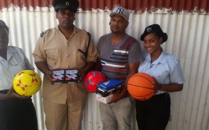 RHTY&SC Cricket Teams assist Anti-Crime Programme in Berbice