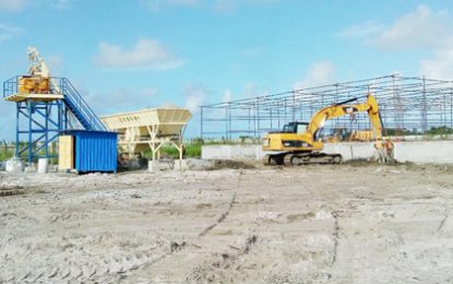East Coast road project progressing  -concrete, asphalt plant arrive