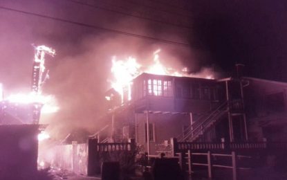 Buildings flattened, dozens displaced in Kitty early morning blaze