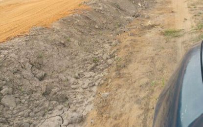 Lima Sands residents concerned about poor road construction