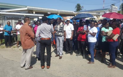Integrated Security Services’ guards stage protest over unpaid wages