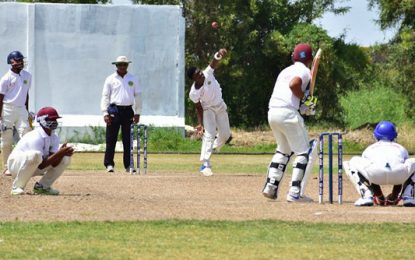 Yadram unbeaten triple century, Nedd five-wicket haul put Demerara in driver’s seat