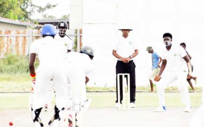 Hand-in-Hand Inter-County 3-Day U-19 Cricket…Kevin Sinclair (4-17), Junior Sinclair (58) & Nedd (4-41) shine