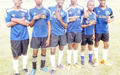 GFF/Pele Alumini Frank Watson U15 League – East Demerara FA …Glasgow’s helmet-trick pilots BVTU to 14-2 win over Buxton Stars