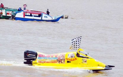 Bartica Easter Regatta 2018…Dave Scott unstoppable on Day One