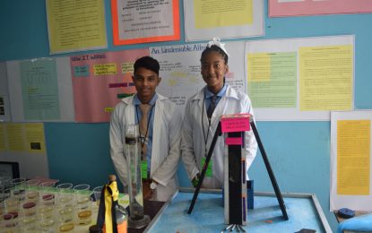 Students of Mahaicony High invent Oil Vanquisher