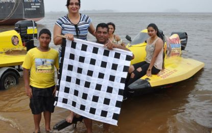 Bartica Easter Regatta 2018… Dave Scott (Unlimited), Jose Jardine (40hp, 90hp), Alex Hopkinson (Jet Ski) are overall champs