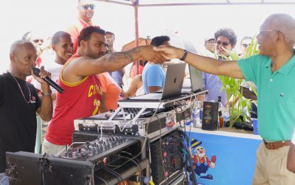 Follow Bartica’s lead -President at annual regatta, boardwalk commissioning