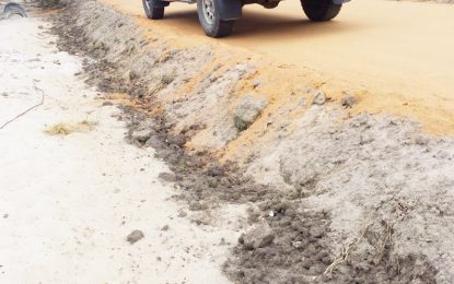 One month later, Lima Sands road defects still not corrected