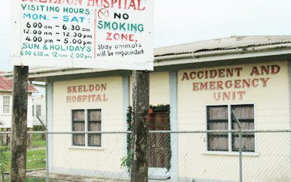 Skeldon’s A&E doctors ‘sit-in’ over supplies shortage