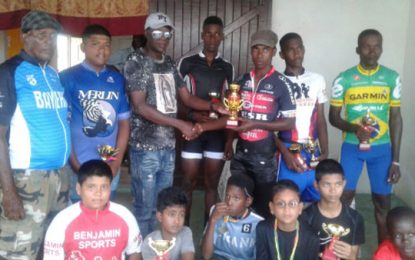 Balram Narine wins Flying Ace CC May Day Race