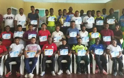 Forty Pre Level One Coaches complete successful Brian Ramphal/BCB Coaching Programme