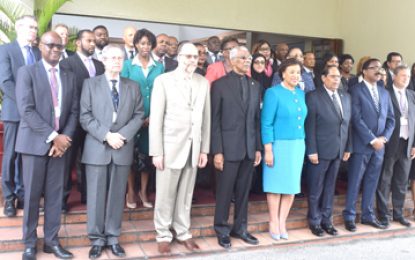CFATF workshop underway…Region’s judicial officers combine efforts to combat money laundering, violent extremism