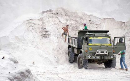 Bartica sand pit, BK quarry ordered closed by Minister Broomes
