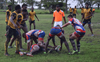 Bounty Farm/GRFU XVs tournament… Brown breaks five-year hiatus to help guide Hornets to 42-8 victory over Caribs