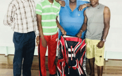 TSC Management makes donation to Nat U-19 batsman Hinds