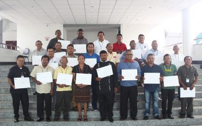 90 Toshaos sworn in as Rural Constables, JPs