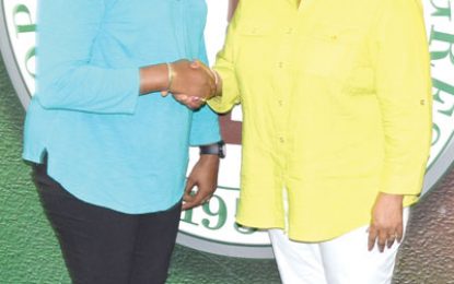 A HISTORIC MOMENT!!… Volda Lawrence is first woman to become PNCR Chairperson
