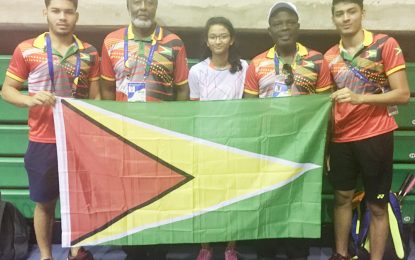Badminton at the CAC Games 2018 Ramdhani siblings make good showing in tourney