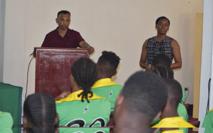 Concacaf U20 Men’s Championship…..CANU conducts drug awareness session with National U20 team