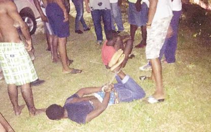 Diamond residents beat  teen robbers, rescue victim