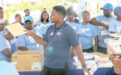 Blaze reaches East Bank Essequibo