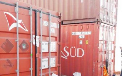 Several questioned as rejected rice containers return from Panama
