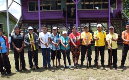 Region 7 Indigenous residents receive firearms