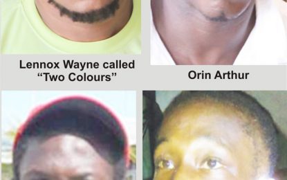 Smallie, Cobra, Two Colours for murder trials this Demerara Assizes