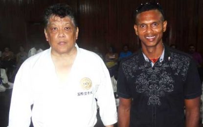 Two Guyanese Sporting Legends Meet