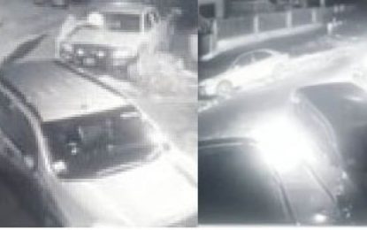 Two vehicles torched in Kitty