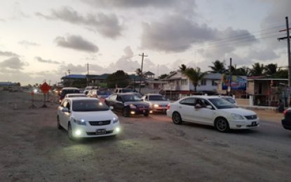 Partial road closure blamed for traffic, road chaos