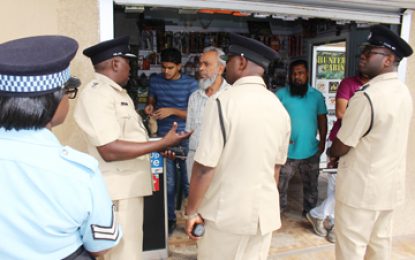 Police warn against guards with big guns