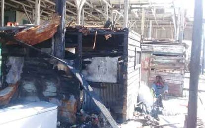 Some Stabroek Market vendors refuse to move from collapsing wharf