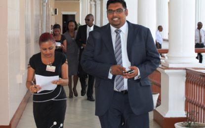 Irfaan Ali is PPP’s presidential candidate – doubles main competitor, Nandlall, in votes