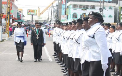 Inauguration of new city mayor: