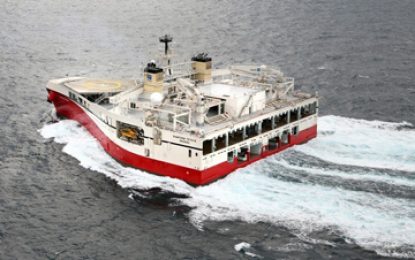 Ejected seismic vessel, two others resume work for Exxon