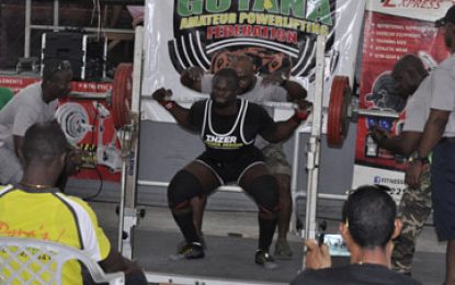 GAPLF Novice/Junior C-ships Mohamed, Goukaran, Indarjit, Oudit in record breaking performance Rampertab, Indarjit, King among best lifters