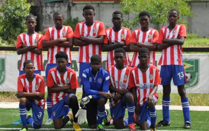 GFF/Pele Alumni/Frank Watson Memorial National U15 2017/2018 Finals Santos, Eagles, Rivers View and Tabatinga to battle for national honours tomorrow