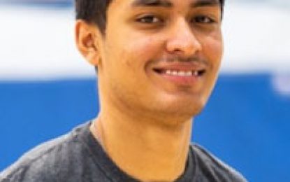 Guyanese Badminton Star Narayan Ramdhani battles in the ACAC Championships Hope to make it to Canadian Nationals