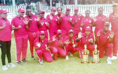 Berbice are GCB senior female inter county T20 champs