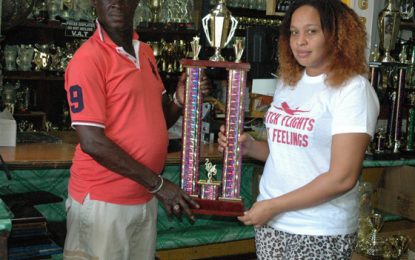 F&H Printing on board Mambo Sports Bar Domino tourney