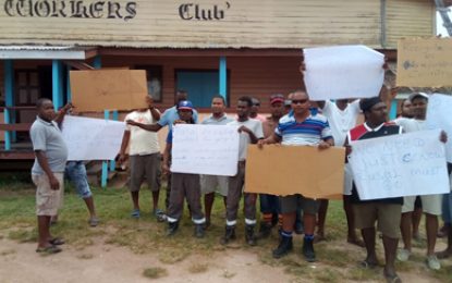 Under-pressure Rusal meets with Labour Dept. but remains defiant   -workers block Kwakwani road