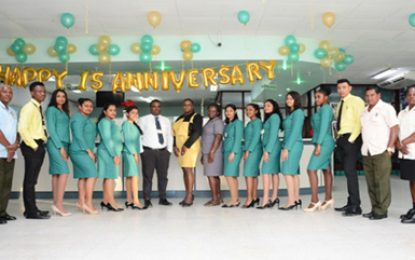 Demerara Bank at Rose Hall celebrates 15th anniversary  …to issue free VISA Debit Cards