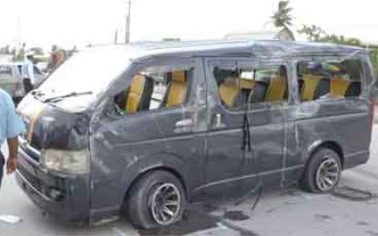 Two women dead after horrific bus crash