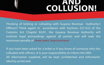 Three years’ jail for anyone tied to corruption at GRA