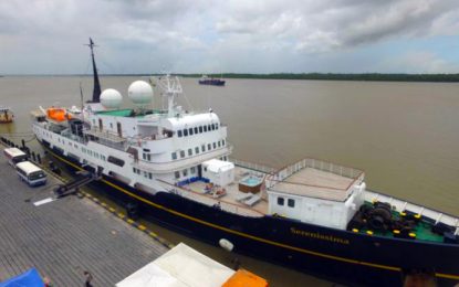 MV Serenissima makes second visit to Port Georgetown